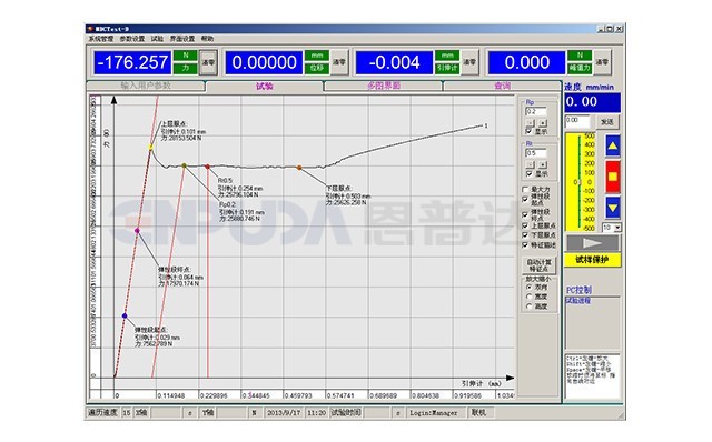EHSC-5000 series static test software